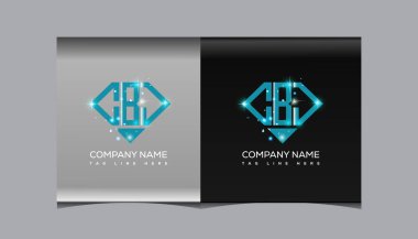 CBJ harf logosu yaratıcı tasarımı. CBJ benzersiz tasarım.