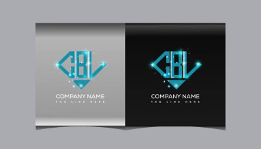 CBL harf logosu yaratıcı tasarımı. CBL benzersiz tasarım.