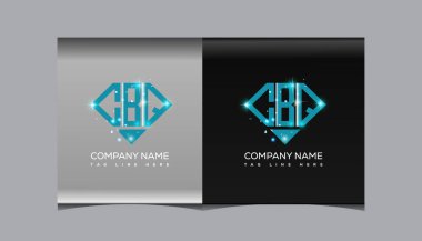 CBQ harf logosu yaratıcı tasarımı. CBQ benzersiz tasarım.