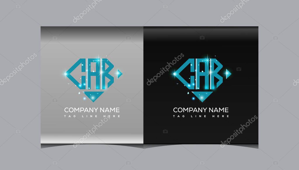 CAR letter logo creative design. CAR unique design.