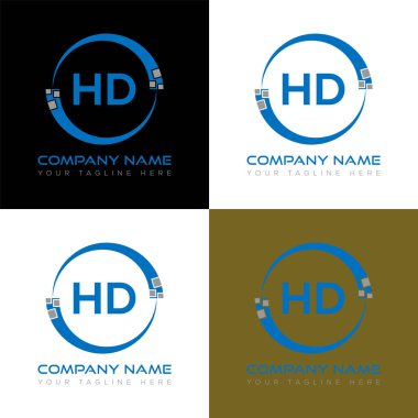 Yüksek çözünürlüklü logo yaratıcı tasarımı. HD benzersiz tasarım.