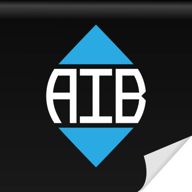 AIB letter logo creative design with vector graphic