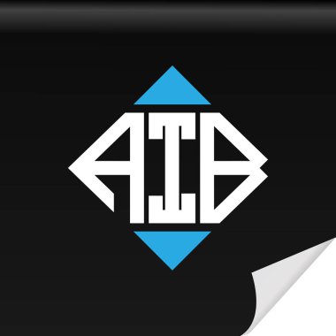 AIB letter logo creative design with vector graphic
