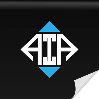 AIA creative initials letter logo design with vector graphic