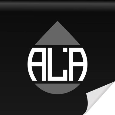 ALA creative initials letter logo design with vector graphic