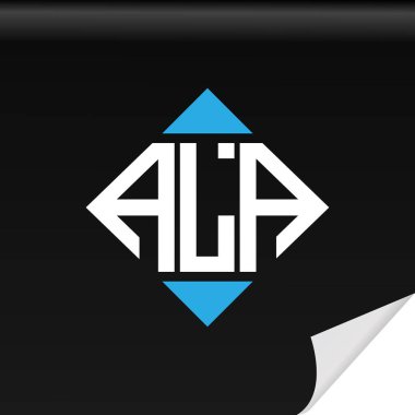 ALA creative initials letter logo design with vector graphic
