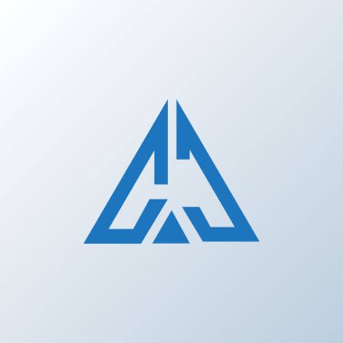 CJ harf logosu yaratıcı tasarım. CJ benzersiz tasarım.