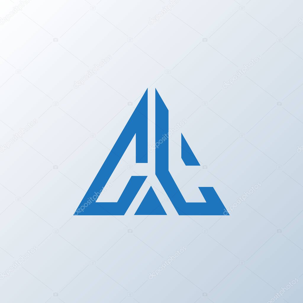 CL letter logo creative design. CL unique design.