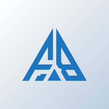 FB harfli logo yaratıcı tasarım. FB benzersiz tasarım.