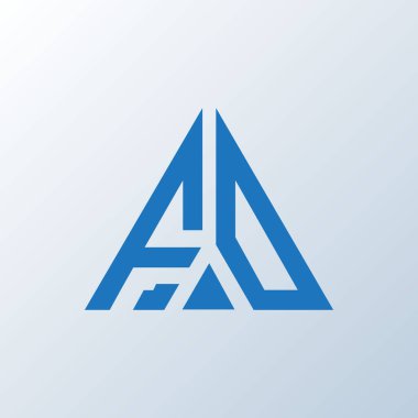 FD mektup logosu yaratıcı tasarım. FD benzersiz tasarım.