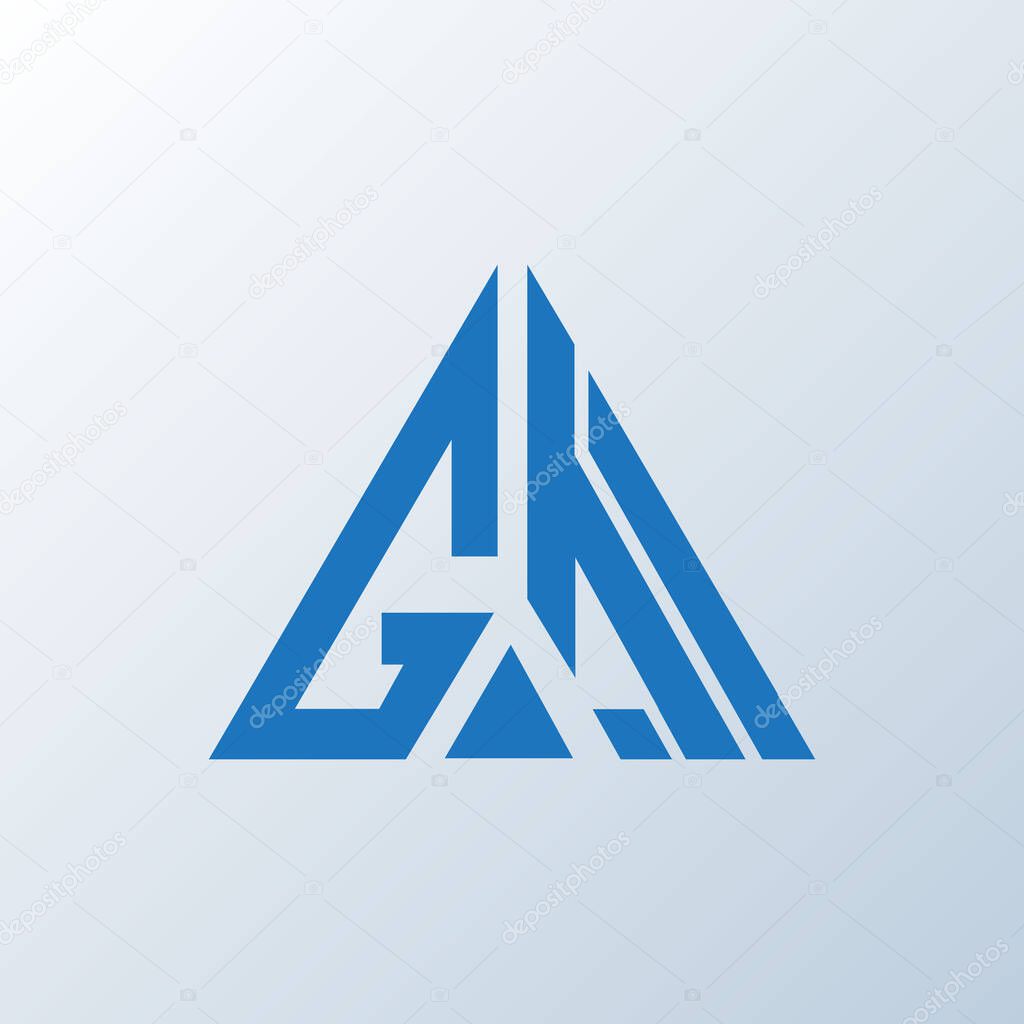 GT letter logo creative design. GT unique design.