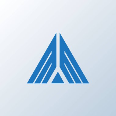 MM mektup logosu yaratıcı tasarım. MM benzersiz tasarım.