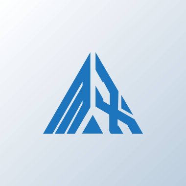 MX harf logosu yaratıcı tasarım. MX benzersiz tasarım.