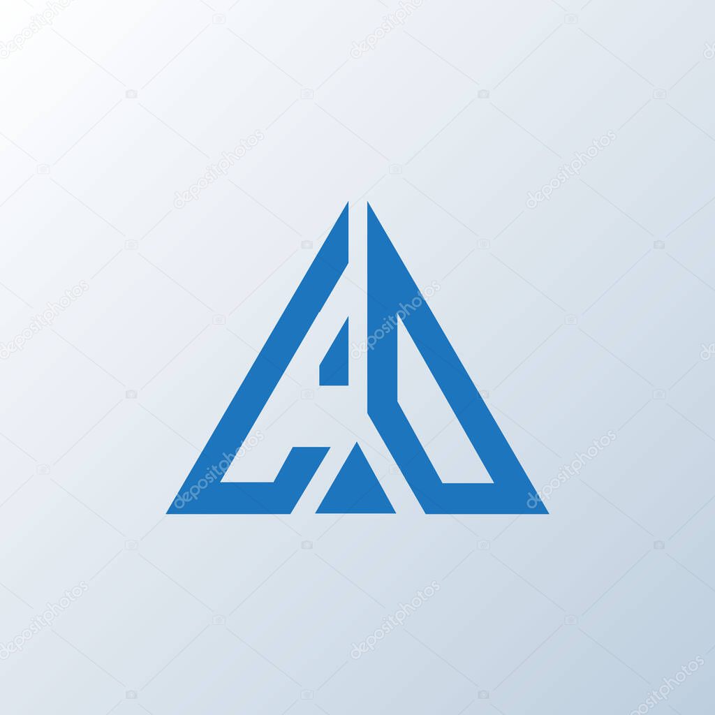 LO letter logo creative design. LO unique design.
