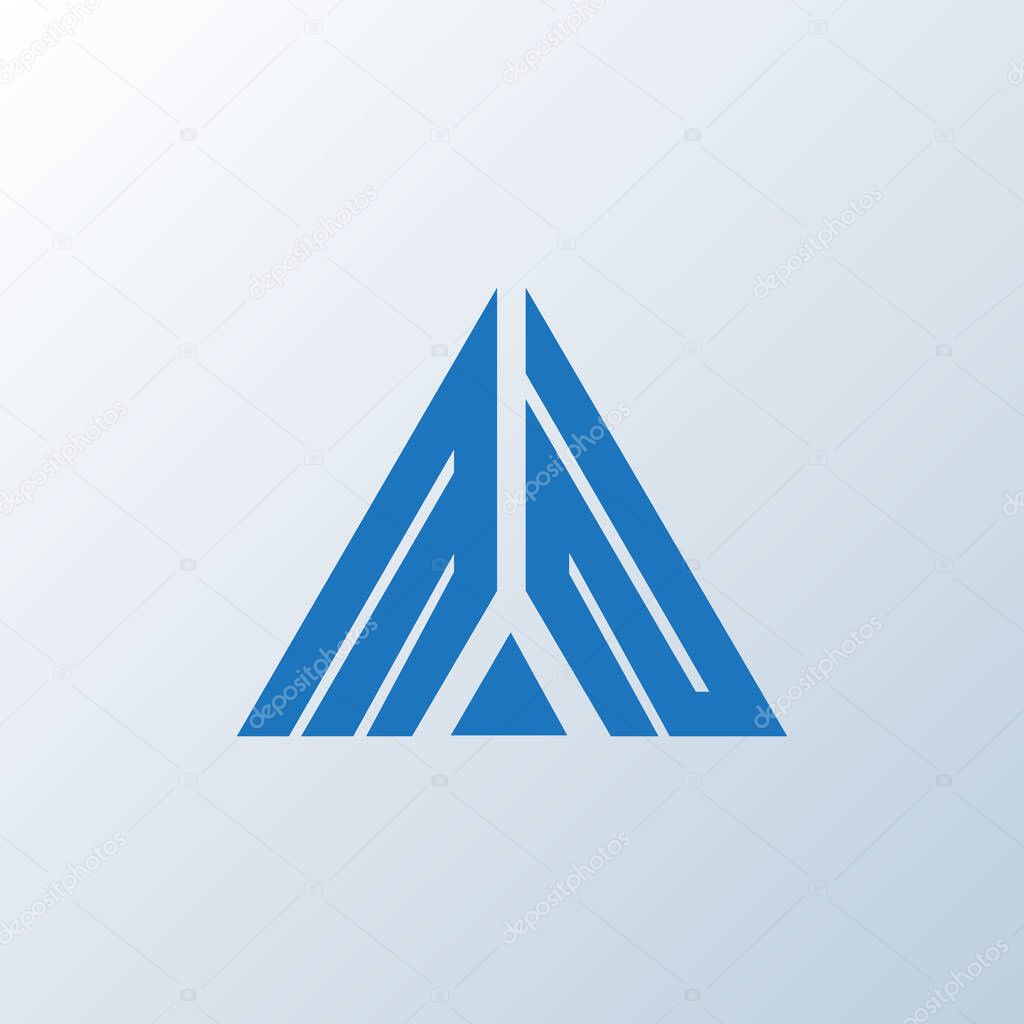 MN letter logo creative design. MN unique design.