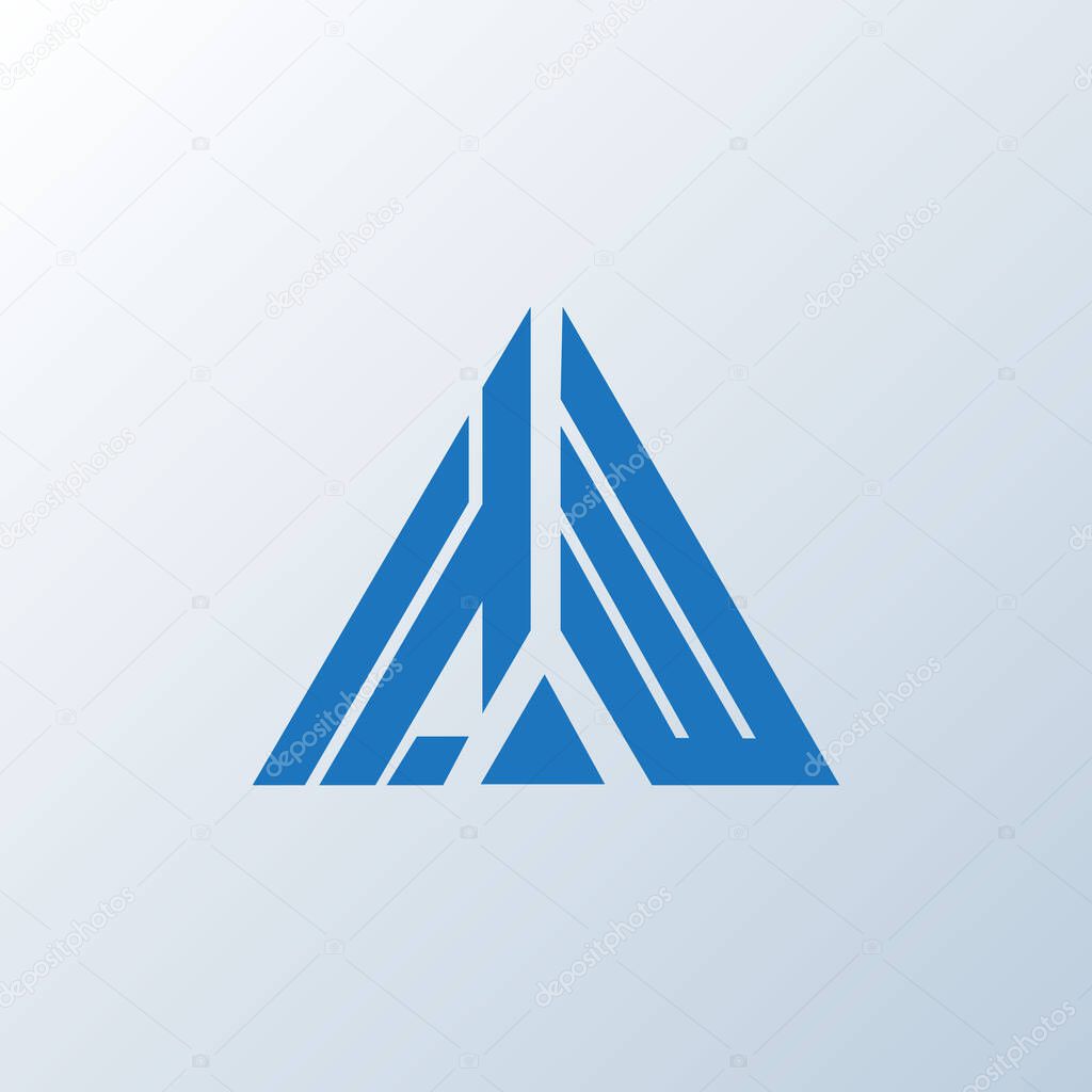 TW letter logo creative design. TW unique design.