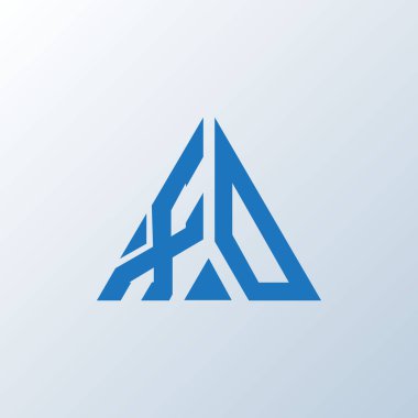 XD harf logosu yaratıcı tasarım. XD benzersiz tasarım.