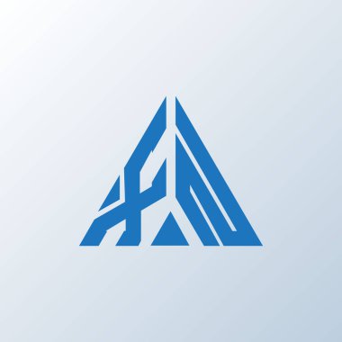 XN harf logosu yaratıcı tasarım. XN eşsiz tasarım.