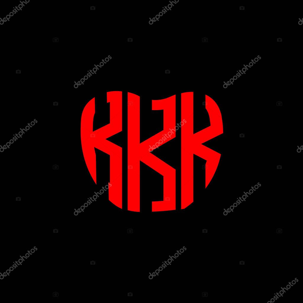 KKK letter logo creative design. KKK unique design.