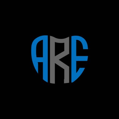 Harf logosu yaratıcı tasarımı. Benzersiz tasarım.