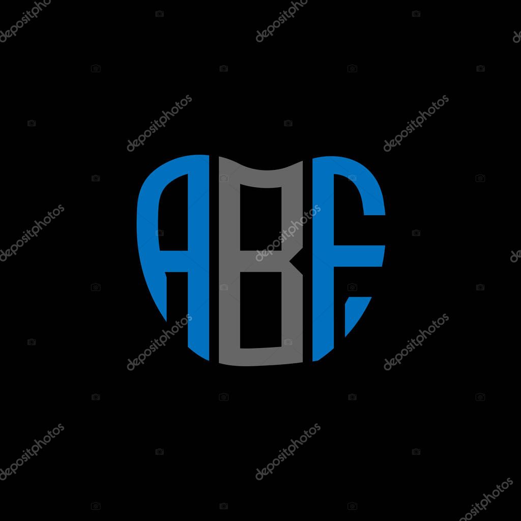 ABF letter logo creative design. ABF unique design.