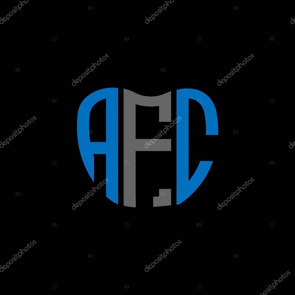 AFC letter logo creative design. AFC unique design.