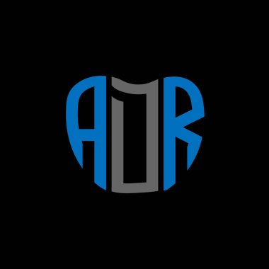 ADR harf logosu yaratıcı tasarım. ADR benzersiz tasarım.