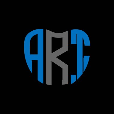 Sanat harfi logosu yaratıcı tasarım. Sanat eşsiz tasarım.