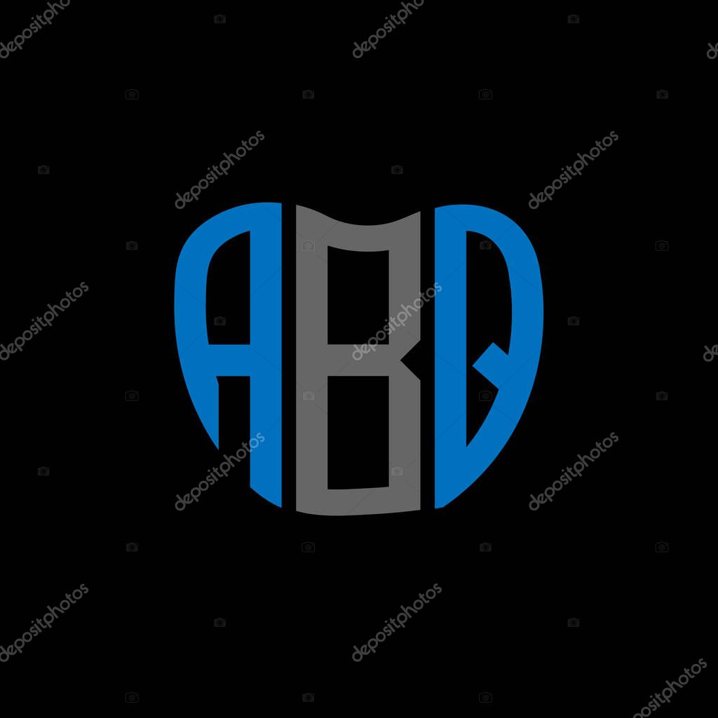 ABQ letter logo creative design. ABQ unique design.