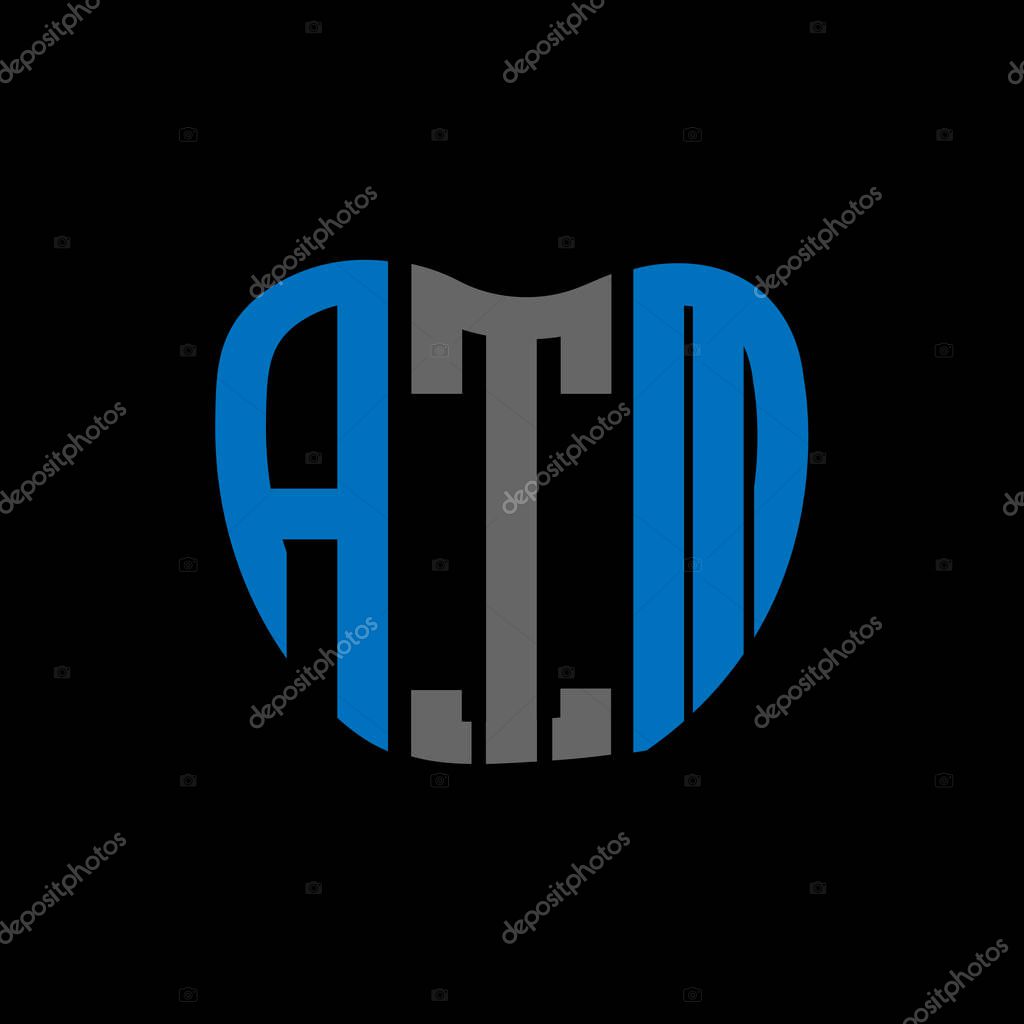ATM letter logo creative design. ATM unique design.