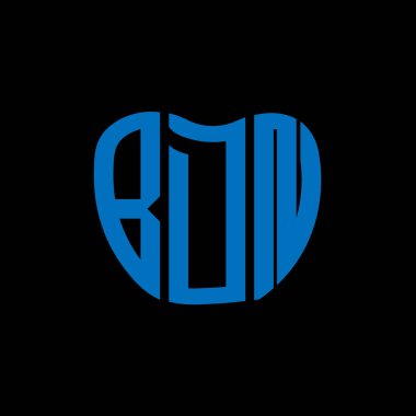 BDN harf logosu yaratıcı tasarımı. BDN benzersiz tasarım.