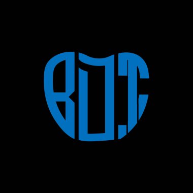 BDT harf logosu yaratıcı tasarımı. BDT benzersiz tasarım.