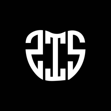 ZIS mektup logosu yaratıcı tasarım. ZIS benzersiz tasarım.