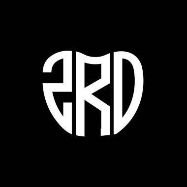 ZRO harf logosu yaratıcı tasarımı. ZRO benzersiz tasarım.