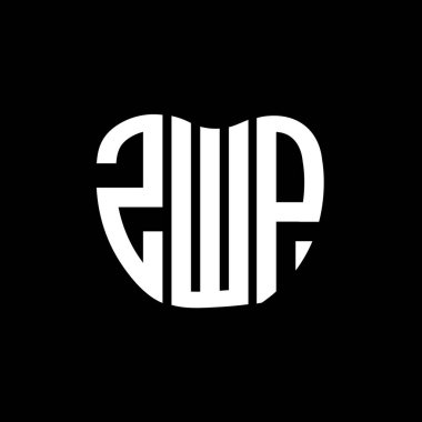 ZWP harf logosu yaratıcı tasarımı. ZWP benzersiz tasarımı.