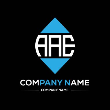 AAE Logo Tasarım Vektörü tipografisi ve Yaratıcı Harf Logosu Konsepti. AAE benzersiz tasarım.