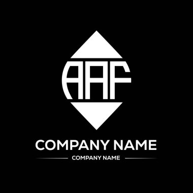 AAF Logo Tasarım Vektörü tipografisi ve Yaratıcı Harf Logosu Konsepti. AAF benzersiz tasarım.