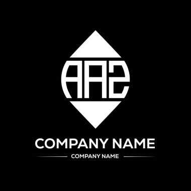 AAZ Logo Tasarım Vektörü tipografisi ve Yaratıcı Harf Logosu Konsepti. AAZ benzersiz tasarım.