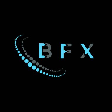 BFX harf logosu yaratıcı tasarımı. BFX benzersiz tasarım.