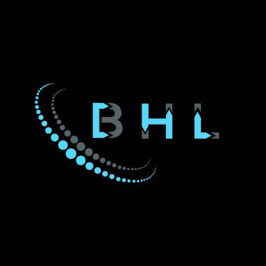 BHL harf logosu yaratıcı tasarımı. BHL benzersiz tasarım.