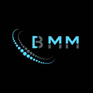 BMM harf logosu yaratıcı tasarım. BMM benzersiz tasarım.