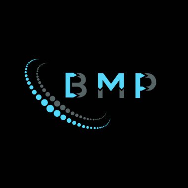 BMP harf logosu yaratıcı tasarım. BMP benzersiz tasarım.