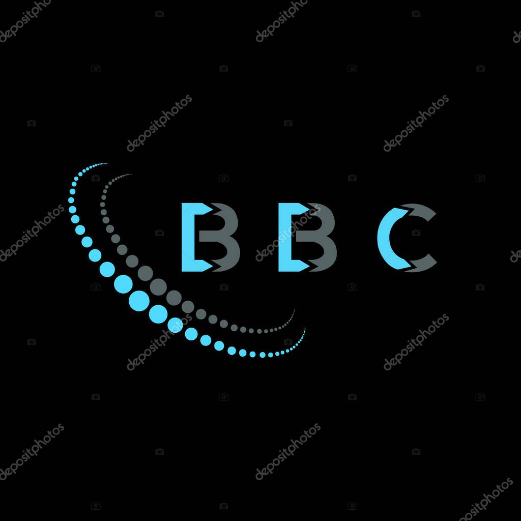BBC letter logo creative design. BBC unique design.