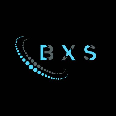 BXS harf logosu yaratıcı tasarımı. BXS benzersiz tasarım.