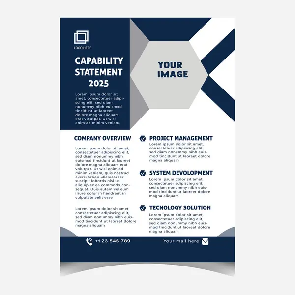  Bu tasarım tek bir yüksek çözünürlüklü iş broşürü içerir. Tam renkli bir CMYK paleti kullanır ve temiz, modern bir estetik için Helvetica ve Courier yazı tiplerini birleştirir.