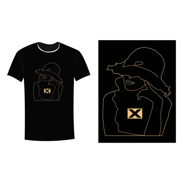 X KIZ ARKADAŞI tişört tasarımı adam tipografisi siyah ve beyaz