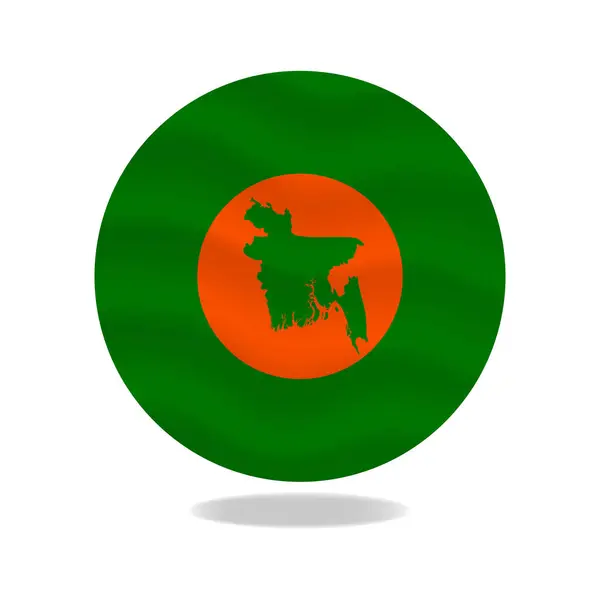 Bangladeş ulusal bayrak 3d çember