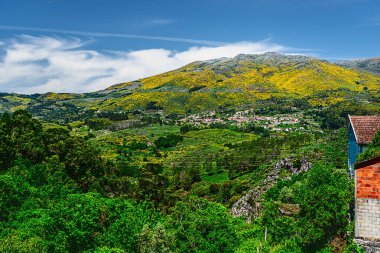 Douro Vadisi, Portekiz 19 Mayıs 2022: Kuzey Portekiz boyunca uzanan Douro Nehri 'ni çevreleyen pitoresk bölge. Bölge teraslı üzüm bağları ve büyüleyici köyleriyle ünlüdür..