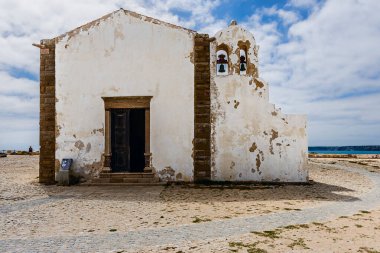 Sagres, Portekiz 28 Mayıs 2022: Sagres Okulu 'ndan kalanlar, Algarve' deki İber Yarımadası 'nın güneybatı ucu olan St. Vincent Burnu yakınlarındaki Sagres Sarayı olarak da bilinir..