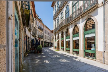 Amarante, Portekiz, Mayıs 06, 2024: Portekiz 'in kuzeyinde, Porto bölgesinde bulunan güzel bir kasabadır. Tamega Nehri boyunca uzanır ve Porto 'nun yaklaşık 60 kilometre doğusundadır..